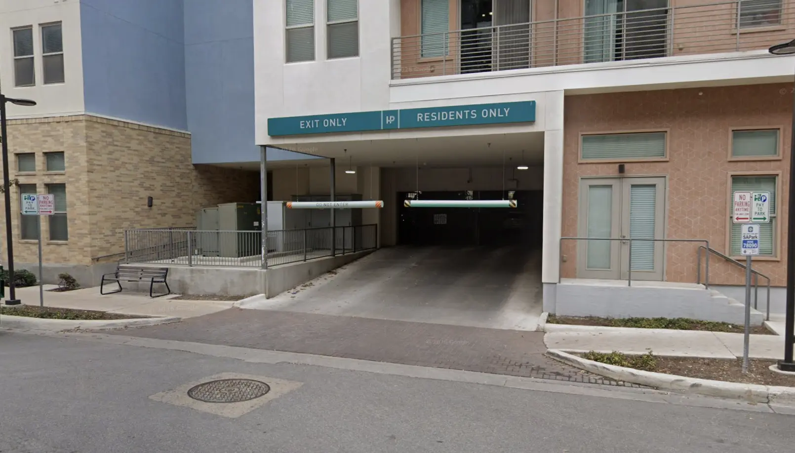 Main Ave garage entrance